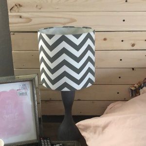 Small Chevron Lamp